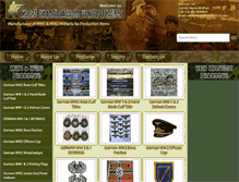 Tablet Screenshot of mwmilitariauniform.com